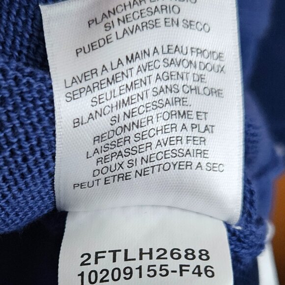 DONATED: AK Anne Klein Blue Ribbed Cardigan Sweater – 1X - Picture 16 of 16